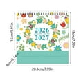 thumbnail image 3 of Desktop Calendar 2026-2027 18 Months Flip Calendar Small Standing Office Desk Calendars (Jan.2026-Jun.2027) with Monthly Planner (A), 3 of 6