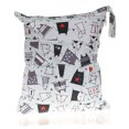 thumbnail image 1 of Bolsa de pañales con botón a presión y doble cremallera, bolsa impermeable, bolsa de pañales con botón a presión, bolsa impermeable, 1 of 6