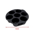 thumbnail image 1 of Molde de silicona para freidora de aire, 7 cavidades, magdalenas, magdalenas, tazas para hornear, molde para pasteles (18 cm) Ehuebsd Libre de BPA, 1 of 9