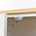 thumbnail image 6 of EUROCO Rolling Mobile Kitchen Island with Solid Wood Top and Locking Wheels, Storage Cabinet and Drop Leaf Breakfast Bar, Towel Rack & Drawers, White, 6 of 18