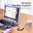 thumbnail image 4 of Kuymtek ESSAGER EB01 Receptor inalámbrico compatible con Bluetooth para automóvil Receptor auxiliar con conector de 3,5 mm, 4 of 8