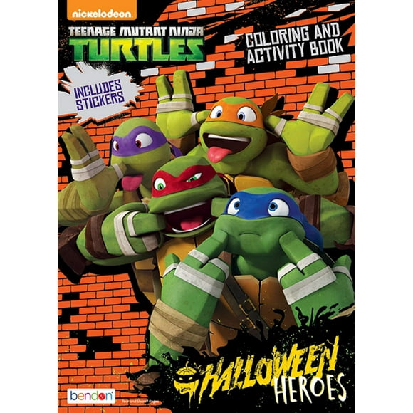 Teenage Mutant Ninja Turtles 32-Page Halloween Heroes Coloring and Activity Book with Stickers