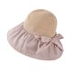 thumbnail image 3 of Sombrero para mujer con protección solar UPF 50+: sombrero plegable de paja para exteriores, revestimiento negro, protección UV para el verano, 3 of 6