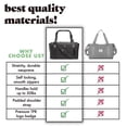 thumbnail image 4 of Bolsa de viaje Fit & Fresh de neopreno negro de 19 x 25 x 29 cm, 4 of 9