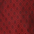 thumbnail image 5 of SKAVIJ Kurta Pajama Set for Men Jacquard Silk Wedding Dress Red L, 5 of 6