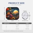 thumbnail image 3 of Windshield Sun Shade, Sunset Floral Fantasy Landscape Foldable Car Sun Shade Windshield for Front, 2 Pieces, 3 of 7
