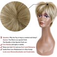 thumbnail image 2 of Perruque Courte Blonde pour Femme, 2 of 4