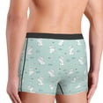 thumbnail image 3 of Disketp Playing Rabbit Men's Boxer Briefs,Soft and Breathable Cotton Underwear with ComfortFlex Waistband, 3 of 7