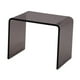 thumbnail image 2 of Mesa auxiliar de acrílico, mesa de té acrílica con borde redondo, taburete acrílico rectangular para cocina, muebles para sala de estar, mesa auxiliar Gris, 2 of 8