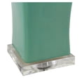 thumbnail image 3 of Misty Teal Green Ceramic Table Lamp, 3 of 3