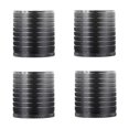 thumbnail image 3 of 4 Pcs Pieds de Table de Lit Base Surélevée Augmentateur de Hauteur Réglable Meubles 4 Pcs Noir, 3 of 9