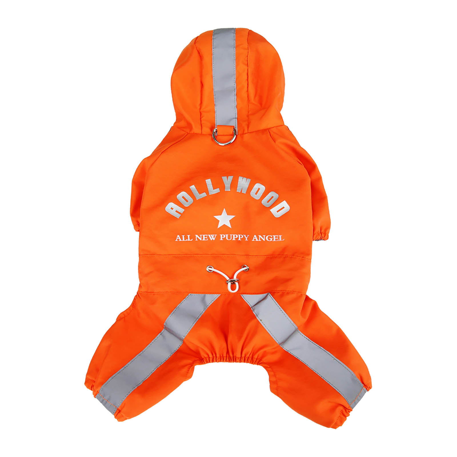 Heiheiup Dog Raincoat With Clear Hood Poncho Rain Jacket For Small