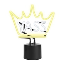 Ampedco | Amped Co Yass Queen Neon Light Novelty Desk Lamp Large 113X975