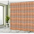 thumbnail image 5 of Ambesonne Colorful Shower Curtain, Chevron Zig Zag, 69"Wx75"L, Multicolor, 5 of 5