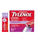 thumbnail image 3 of Children's Tylenol Acetaminophen Dissolve Packets, Wild Berry, 30 Count, 3 of 9