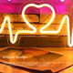 thumbnail image 2 of Electrocardiograma Latido Del Corazón Letrero De Neón Luz Compacta Artística Alimentada Por Usb Lámpara De Paisaje Decoración Luz De Pared Lámpara De Ambiente Para Dormitorio Lounge Bar Guardurnaity HA027577-04, 2 of 6