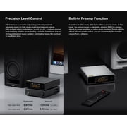 TOPPING E50 II Mini HiFi DAC, as both a DAC and a preamp,configure remote control,Silver