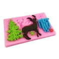 thumbnail image 3 of 3D Christmas Theme Deer Silicone Mold Snowflake Chocolate Cake Fondant DIY Mould, 3 of 6