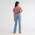 thumbnail image 4 of Levi Strauss Signature Girls Fray Edge Flare Jean, Size 5-18, 4 of 10