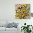 thumbnail image 3 of Trademark Fine Art 'Painted Bunting And Peaches' Canvas Art by Marcia Matcham, 3 of 4