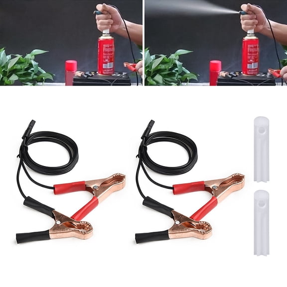 SIMANLI Fuel Injector Cleaner Adapter, Car Fuel Injector Cleaning Test Cable Kit