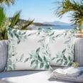 thumbnail image 5 of Waterproof Throw Pillow Covers Set of 2, 16x16 Inch Eucalyptus Leaves Decorative Pillowcases Outdoor Pillow Slip Cushion Covers Set for Couch Tent Country Botanical Plants Branches, 5 of 7