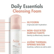 Avene Cleansing Foam - Facial Cleansing Foam to Remove Make-Up and Oil, 5.0 fl oz
