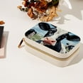 thumbnail image 7 of Cattle Velvet Portable Storage Box with Removable Compartment: Display Case, Jewelry Box, and Jewelry Stand - Gift, 7 of 7