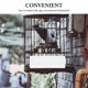 thumbnail image 3 of unbranded 6Pcs Plastic Bird Feeding Case for Parrot Cage White Convenient Hanging Design, 3 of 8