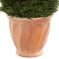 thumbnail image 3 of HomeStock 4.5Ft. Double Pond Artisanal Abode Topiary Artificial Tree In Terracotta Planter Uv Resistant (Indoor/Outdoor), 3 of 5