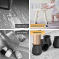 thumbnail image 5 of 16pcs Chair Leg Floor Protectors, Silicone Covers To Protect Floors Felt Bottom Furniture Non Slip Protector Pads Caps Tw, 5 of 5