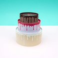 thumbnail image 3 of Cookie Tin - Round Cake Tins With Lids Novelty Cookies Jar Storage Container Air Tight Birthday Box Kitchen Large Stackable Metal Nesting Set Of 3, 3 of 7