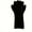 Black, variant on Women's long knitted gloves, perfect for winter warmth, available in multiple colors, featuring a geometric cable knit pattern and a stylish fingerless design. An ideal gift, made of nylon, washable