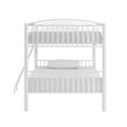 thumbnail image 6 of Powell Kalmia Heavy Metal Kid's Full over Full Convertible Bunk Bed with Built-In Ladder, White, 6 of 15