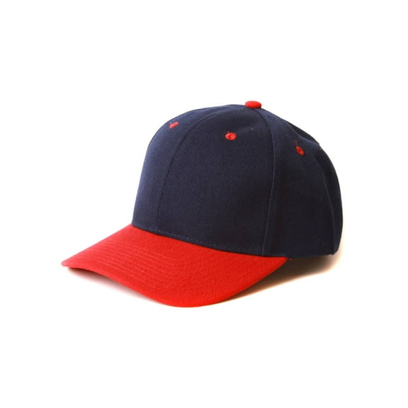 Top Headwear Baseball Cap Hat- Navy/Red