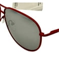 thumbnail image 3 of Converse Men Red Metal Aviator Sunglass  Smoke Lens H112, 3 of 6