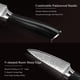 thumbnail image 3 of Cuchillo Pelador HOSHANHO 3.75 Pulgadas, Cuchillo de Cocina Pequeño Forjado en Acero en Polvo de Alto Carbono, Cuchillo Japonés Afilado para Frutas con Mango Ergonómico de Madera Pakkawood, 3 of 7