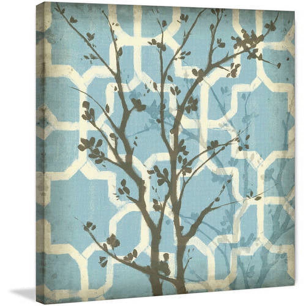 Marmont Hill "Silhouette & Pattern I" Painting Print on Wrapped Canvas