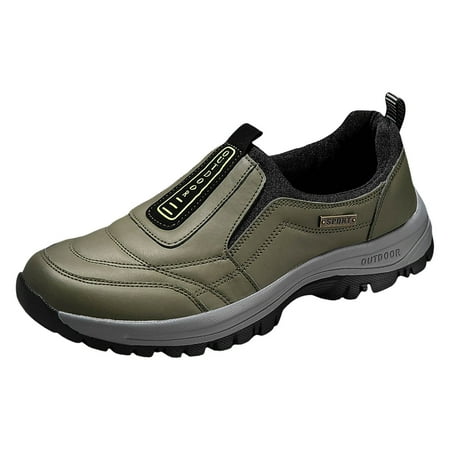 Yindaity Mens Slip On Sneakers Men/Women Casual Slip on Shoes Classic Penny Loafers Shoes Suede Mules Shoes (AG 9)