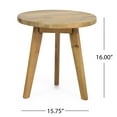 thumbnail image 7 of Homy Casa Outdoor Bistro Table for Balcony and Patio Coffee Corner, Natural, 7 of 7