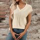 thumbnail image 4 of mfyjkho Camisetas Sin Mangas Para Mujer, Jersey De Punto De Color Liso Con Cuello En V Para Mujer, Estilo Informal Y Moderno. Vestidos Maxi Para Mujer M, 4 of 7