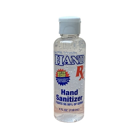 Hand RX 4oz Gel Hand Sanitizer With Flip Top