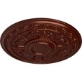 thumbnail image 3 of 30 5/8"OD x 2 1/2"P Tellson Ceiling Medallion (Fits Canopies up to 6 3/4"), Hand-Painted Antique Copper, 3 of 7