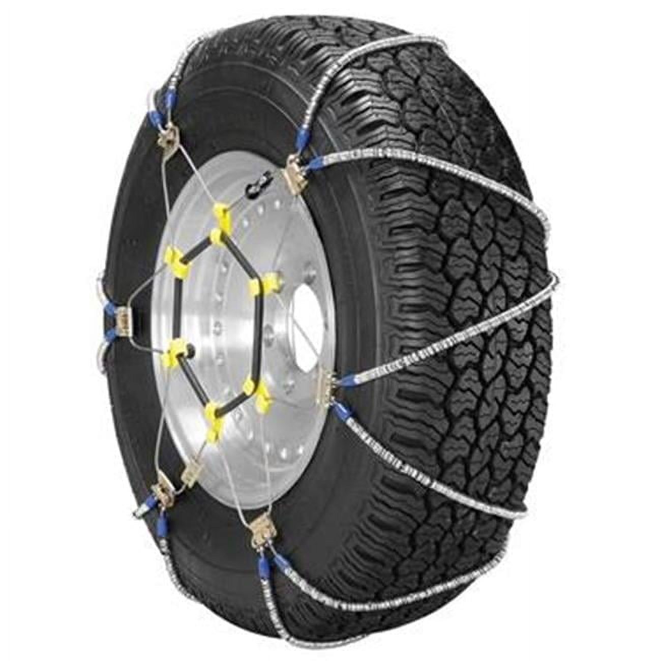 Security Chain, Snow Tire Chains, ZT735, 2 Pack with Rubber