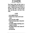 thumbnail image 2 of St. Valentine holy card - laminated - Pack of 25, 2 of 2