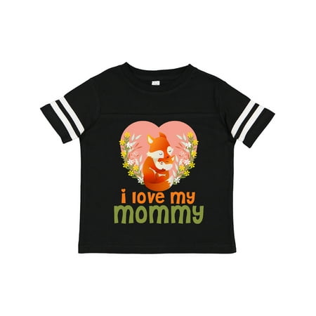 

Inktastic I Love My Mommy Gift Toddler Boy or Toddler Girl T-Shirt