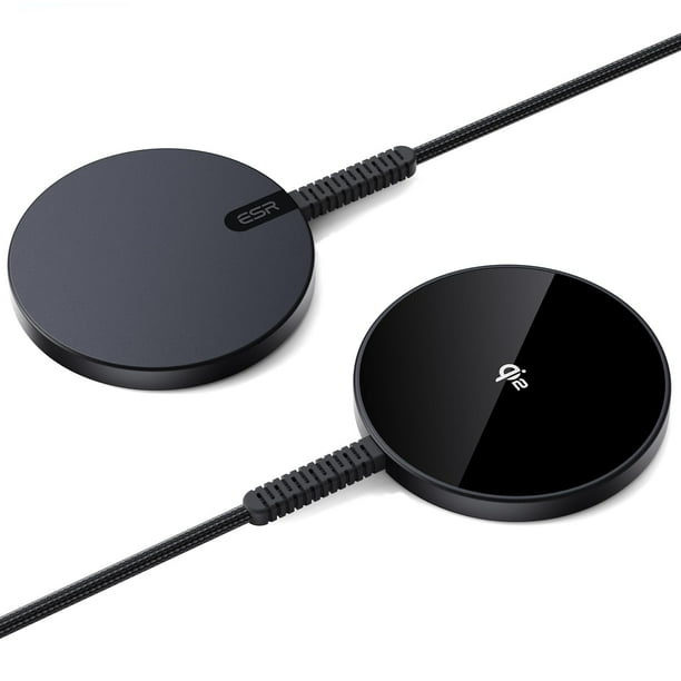 Cargador inalámbrico ESR HaloLock 15W para iPhone, AirPods, Galaxy
