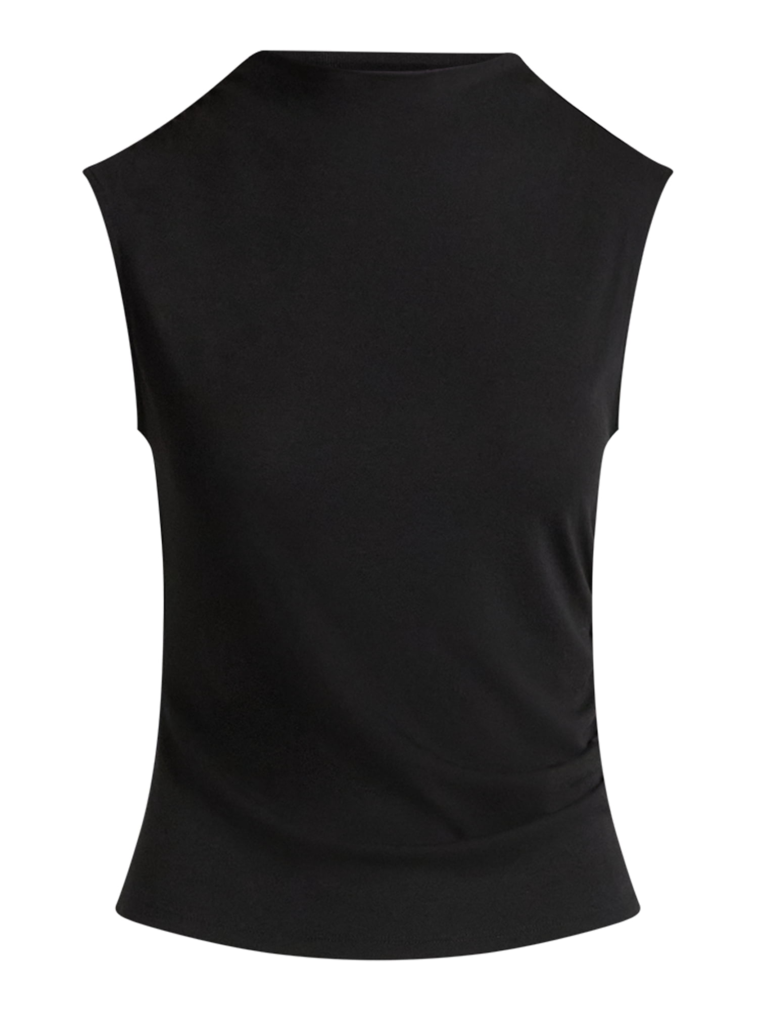 Sofia by Sofia Vergara Women's Mock Neck Ruched Tank Top, Sizes XS-XXXL