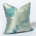 thumbnail image 4 of THE-TINOART Cushion Cover Polyester Pillow Cover 45x45cm Home Decor Sky Blue Auspicious Clouds Jacquard Throw Pillow Cover 18 x 18 inch, 4 of 6