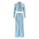 thumbnail image 5 of Puntoco Abrigo De Mujer Color Moda Temperamento Manga Larga Cinturón Traje Casual Conjunto De Dos Piezas Puntoco Puntoco-4100, 5 of 7
